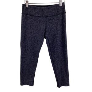 Beyond Yoga Heathered Gray Cropped Leggings‎ Size Medium Stretch mid rise